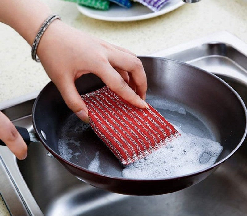 4pcs Soft Sponge Scrubber Pads