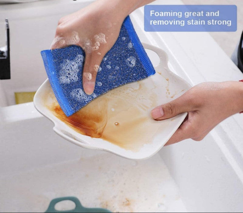 4pcs Soft Sponge Scrubber Pads