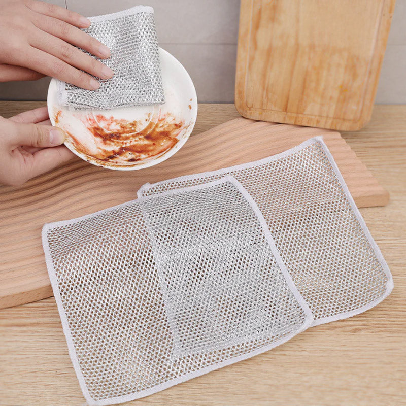 Wire Dishwashing Rags For Wet & Dry