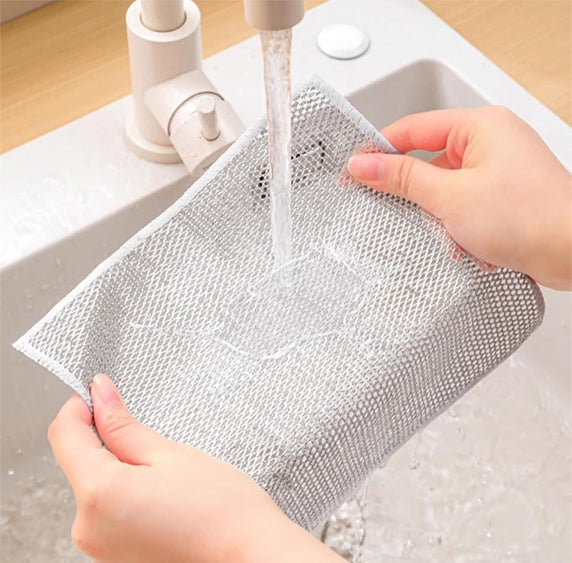 Wire Dishwashing Rags For Wet & Dry