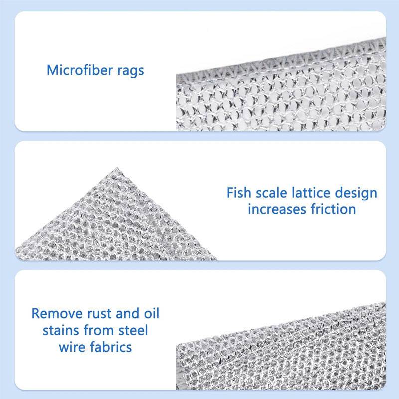 Wire Dishwashing Rags For Wet & Dry